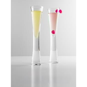 歐式純手工創意水晶玻璃香檳杯6只套裝高腳杯一對起泡酒杯2個甜酒
