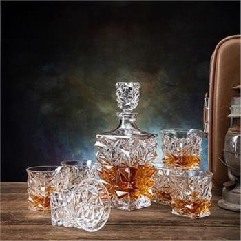高端高檔威士忌酒杯套裝家用水晶玻璃高顏值創意酒樽洋酒杯套裝
