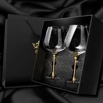 Light Luxury High-end Crystal Cup Red Wine Glass Set Tall Gl