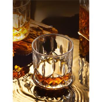 威士忌酒杯家用歐式水晶玻璃洋酒杯子創意高端酒吧網紅啤酒杯套裝