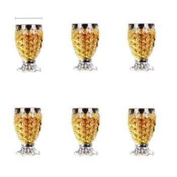 直供兩啤酒杯高顏值水晶玻璃白酒杯子套裝古代家用酒具威士忌酒杯
