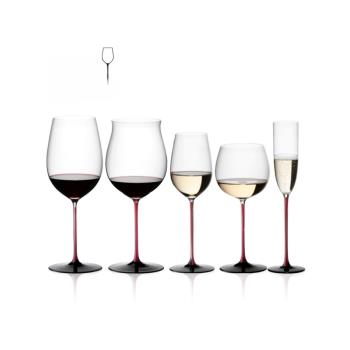 奧地利進口RIEDEL紅領結紅桿手工紅酒杯高腳杯白葡萄酒杯香檳杯子