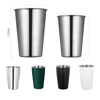 Stainless steel water cup single layer thickened bar house