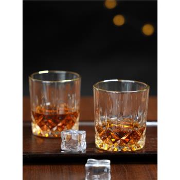 歐式洋酒杯子水晶玻璃威士忌杯家用啤酒杯網紅創意ins風酒吧酒具