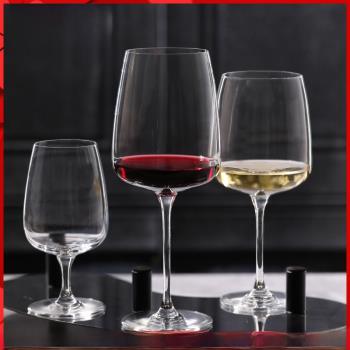 KROSNO進口無鉛水晶玻璃紅酒杯套裝家用白葡萄酒杯酒店高腳杯酒具