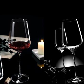 波爾多水晶紅酒杯酒具套裝大號葡萄高腳杯一對玻璃歐式家用醒酒器