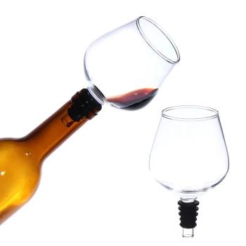 Into Your Wine Bottle The Red Wine Glass To Wine Glass Toppe