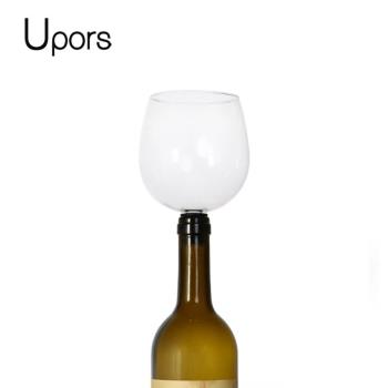 Wine Bottle Glass Topper Drink Directly From the Bottle,Crys