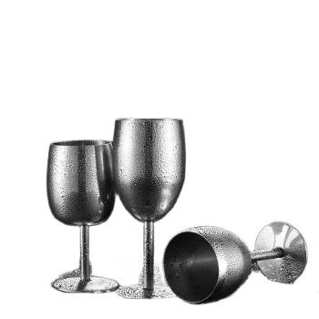 Stainless Steel Red Wine Glass Steel Goblet Wine Glass Fall