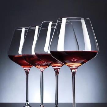 酒具家用大號個性創意套裝高檔水晶勃艮第高腳杯葡萄玻璃紅酒杯