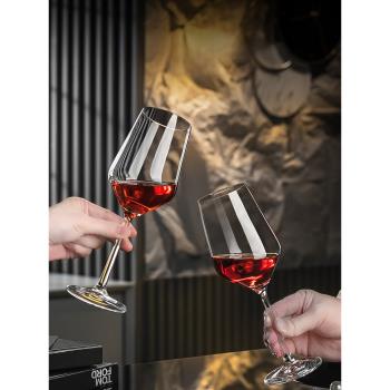 水晶玻璃紅酒杯套裝家用酒杯歐式新款葡萄醒酒器酒具高腳高顏值