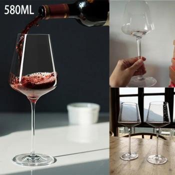 320/550/580ML Red Wine Cup Plastic Transparent Unbreakable S