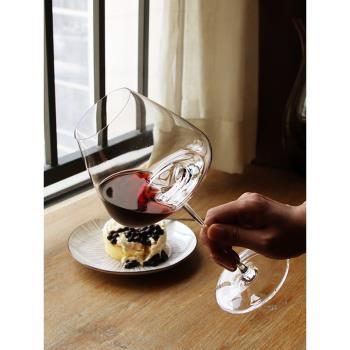 德國進口勃艮第紅酒杯家用套裝個性創意水晶杯高腳杯2個大號一對