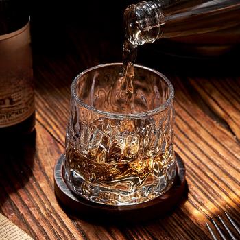.Creative crystal whisky glass set tumbler octagonal glasses