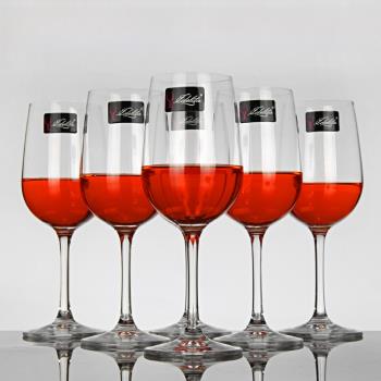 意德麗塔水晶玻璃紅酒杯6只裝 家用高腳杯酒店大號創意葡萄酒杯子