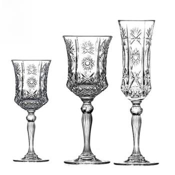 意大利RCR進口水晶杯歐式復古宮廷款葡萄酒杯家用杯子威士忌烈酒