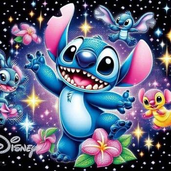 5D DIY Disney Diamond Painting Kit Cartoon Star Baby Stitch