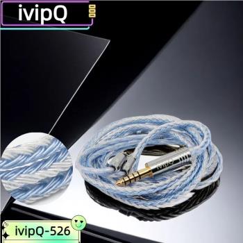 ivipQ -526 24 Core Silver Plated Earphone Upgrade Cable,With