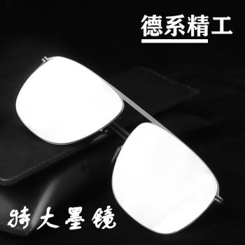 偏光太陽鏡男大臉超輕舒適大框男士加寬大號碼胖子墨鏡潮開車簡約