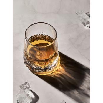 MU16威士忌杯酒杯洋酒杯子高檔水晶杯玻璃杯酒具禮盒裝曜系列