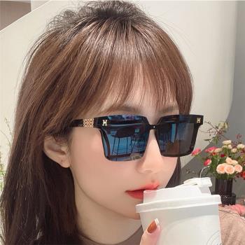 香港I.TGREG新款潮方形時尚偏光墨鏡高級防紫外線大臉網紅太陽鏡