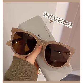 英國【頂奢】Cherry Koko高級感茶色墨鏡眼鏡女潮防紫外線太陽眼