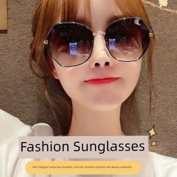 墨鏡ins新款2024韓版網紅同款太陽眼鏡防紫外線專用女士開車眼鏡