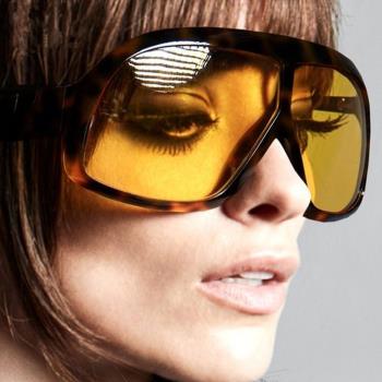 歐美跨境新款大框連體鏡個性太陽鏡男女時尚墨鏡sunglasses