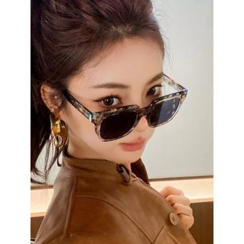 新款時尚貓眼太陽鏡女防紫外線遮陽百搭個性眼鏡韓版復古網紅墨鏡