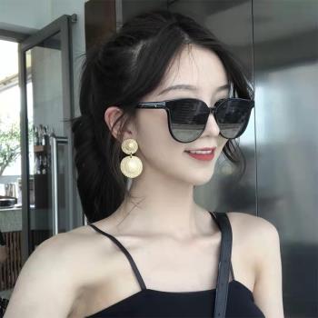 GM墨鏡女2021新款太陽鏡女韓版潮女大臉顯瘦網紅防紫外線太陽眼鏡