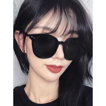GM墨鏡女2024新款太陽鏡女韓版潮女大臉顯瘦網紅防紫外線太陽眼鏡