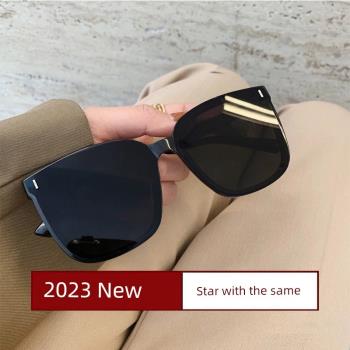 2024新款gm墨鏡女網紅時尚大框ins眼鏡男士時尚韓版大臉太陽眼鏡