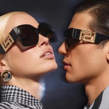 墨鏡女潮個性 街拍ins2021新款歐美時尚大框方形太陽鏡女防紫外線