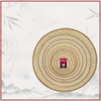Bamboo Weaving Dustpan Large Round Non-porous Bamboo Plaque