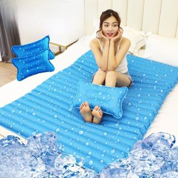 水床冰墊子單人宿舍降溫水墊涼席清涼注水水袋床墊家用雙人水床墊