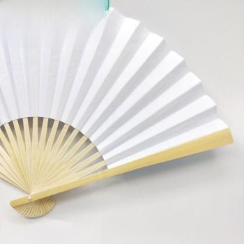 Life 10-inch/12-inch white paper t fan blank fan folding f