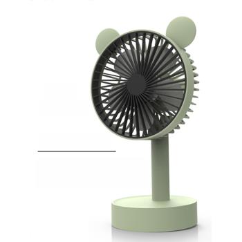 小風扇靜音辦公室桌上搖頭usb充電插電兩用桌面臺式電風扇小型