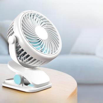 小風扇迷你可充電小電風扇學生宿舍床上辦公室usb靜音臺式夾扇