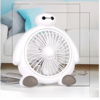 小型卡通電風扇迷你學生宿舍床上靜音臺式家用辦公室桌面小風扇