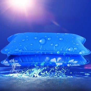 夏季冰枕冰墊水枕頭成人午睡充水枕頭兒童水枕降溫冰涼枕冰晶水袋