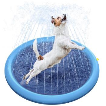 170*170cm Pet Sprinkler Pad Play Cooling Mat Swimming Pool I