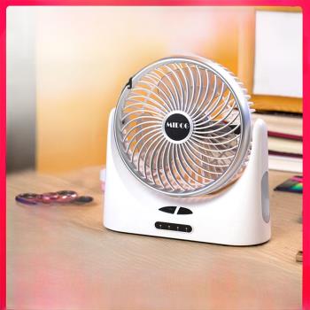 usb小風扇可充電迷你隨身靜音學生宿舍辦公室桌面臺式電扇手持便