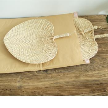 手工編織蒲扇老式包邊家用大藤扇夏日納涼K便攜隨身寶寶嬰兒小扇