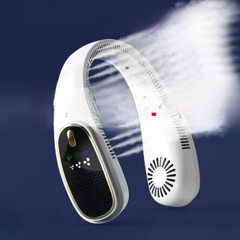 2021新款懶人掛脖風扇超靜音戶外運動USB小風扇無葉網紅電風扇迷