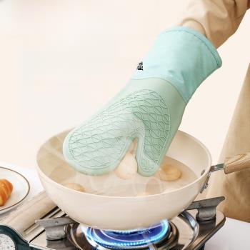 日本FS防燙烤箱用隔熱手套加厚微波爐專用硅膠防滑耐高溫廚房烘培