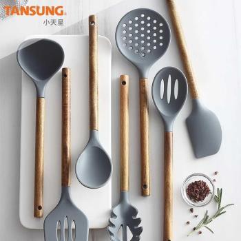 Kitchen utensils silicone kitchenware cooking spoon and sh