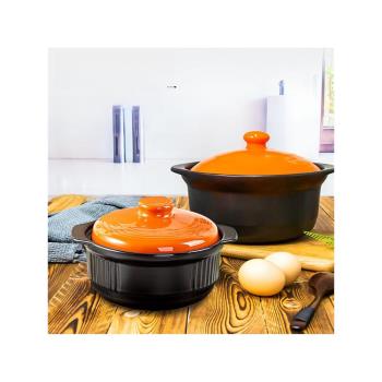 廚房砂鍋湯煲燉鍋瓷家用大容量耐高溫明火直燒石鍋淺陶瓷沙鍋