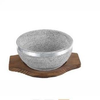 新品天然石頭鍋/拌飯石碗韓式石碗石鍋