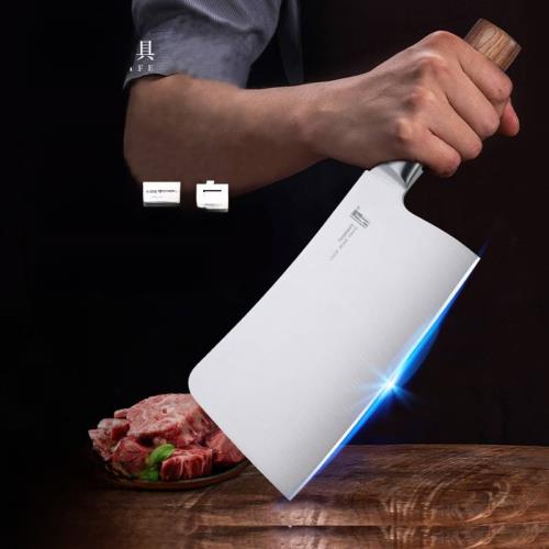 拓牌黑將斬骨刀菜刀砍骨刀家用剁骨刀加厚砍切刀屠宰砍骨頭專用刀