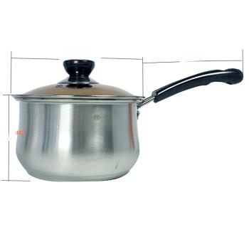 愛達斯18cm奶鍋食品級不銹鋼泡面小湯鍋廚房通用家用輔食嬰兒小鍋